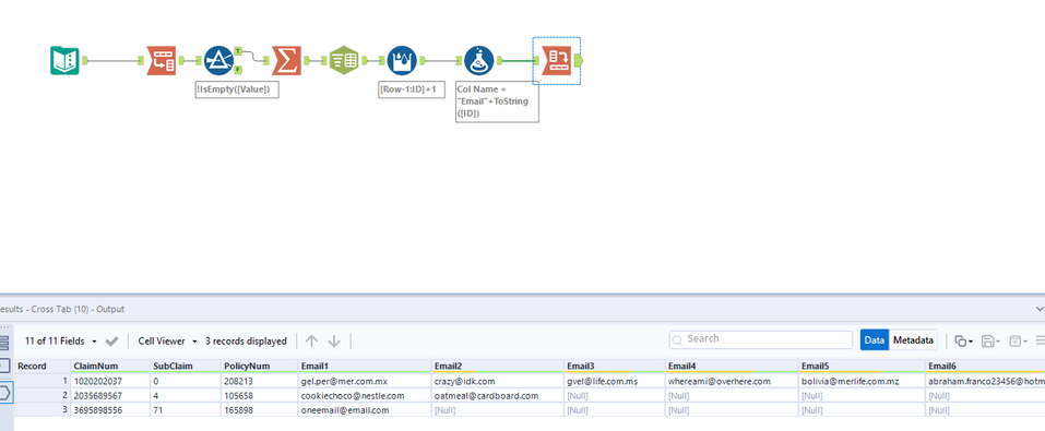 Remove Duplicate Records by Creating New Fields - Alteryx