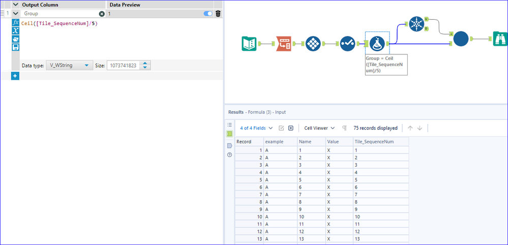 How to split output to excel based on number of columns? - Alteryx