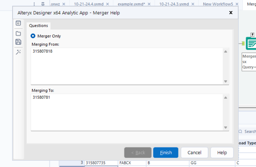 Updating Columns in the Text Input tool connected to a Find & replace ...
