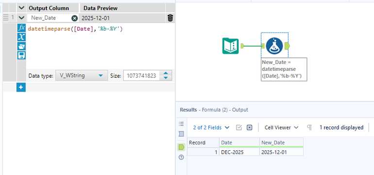 Converting a specific string to a date - Alteryx