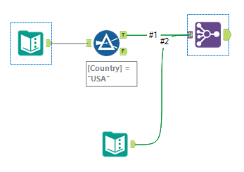 Append two different data sets next to each other that will output to ...
