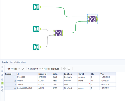 Joining 2 tables with no common field/ i created a field mapping - Alteryx