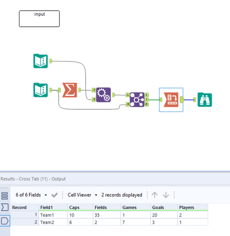 join two inputs - Alteryx