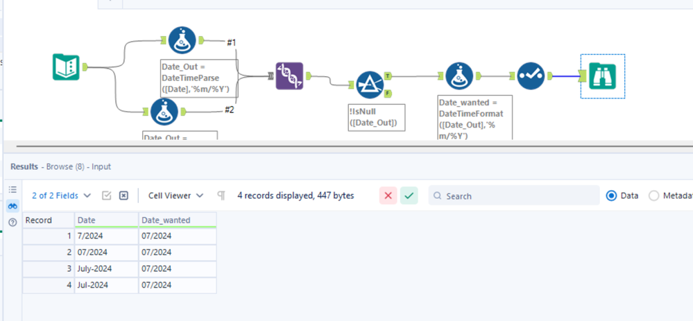 Converting Inconsistent Formatting to a Date Field - Alteryx