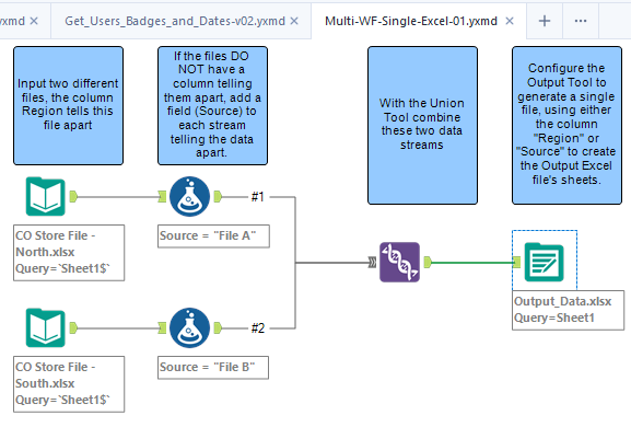 Two or More Dataflow in a Single Workflow - Output saved in the same ...