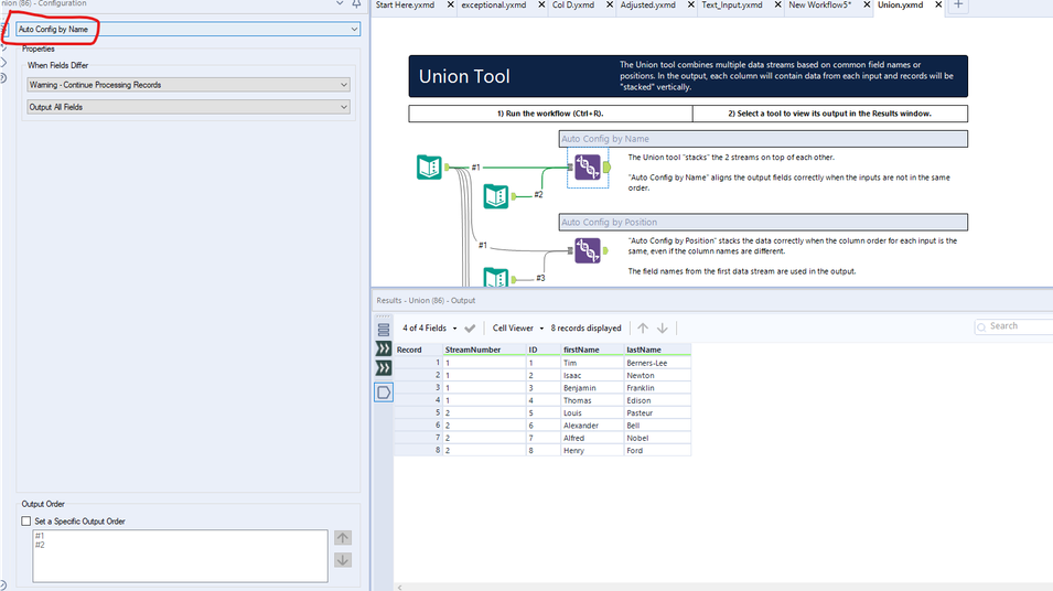Appending/Joining two tables - Alteryx
