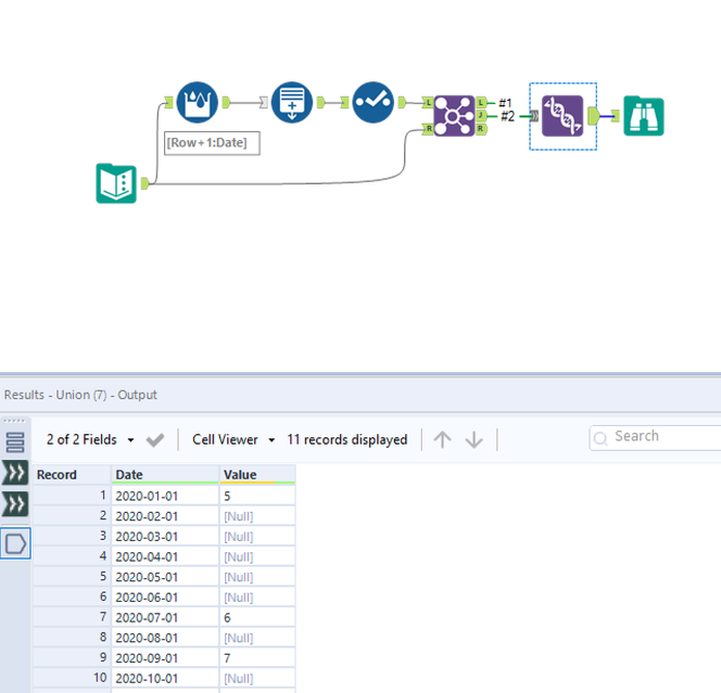 Generate Further Months in Same Row - Alteryx