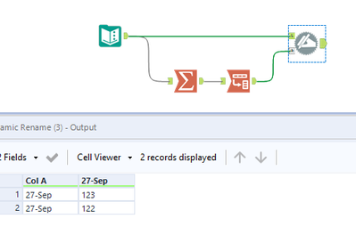 Dynamic Rename Tool Designer| Dynamic rename of field using another field's first row of ...