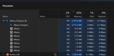 Insufficient Memory - Memory Exception = Crash - Alteryx
