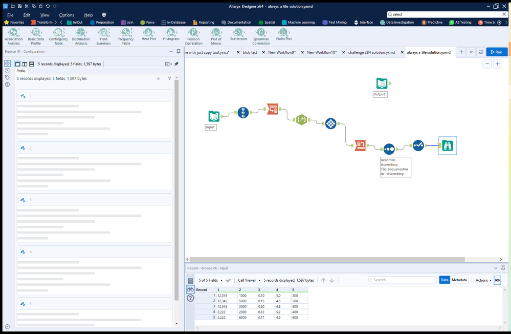 Multiple columns to rows - Alteryx