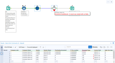 Dynamic Input of multiple files for specific tab - Alteryx