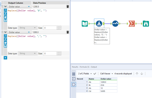 Text input - change data type - Alteryx