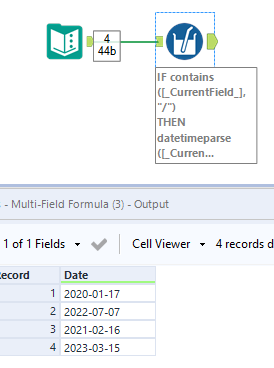 convert string to date but with different date format - Alteryx