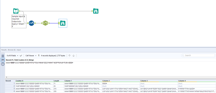 How to split column into multiple column based on the length of the ...