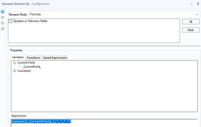 Cross Tab is Replacing space between column names with underscores ...