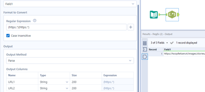 Splitting a Column into two - Alteryx