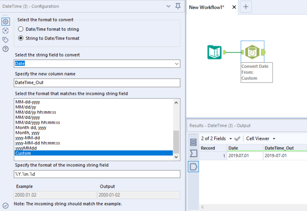 Converting to Proper Date Format - Alteryx