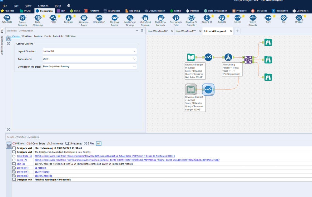 Joining two data set - Alteryx