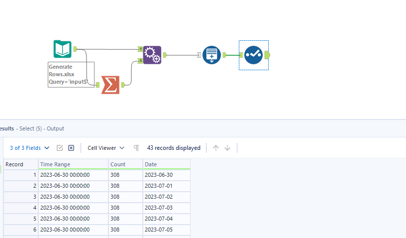 Generate Rows for n times until Date reaches certain condition - Alteryx