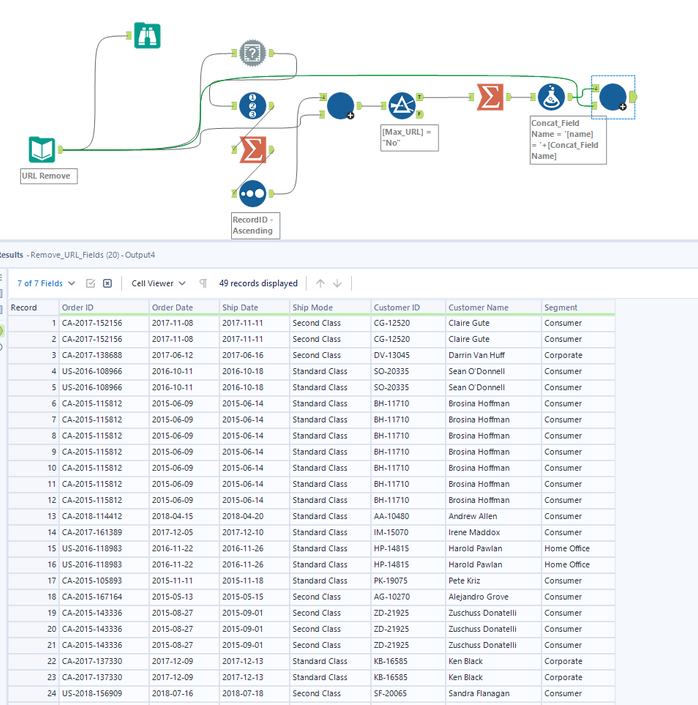 Data Column URL Remove - Alteryx