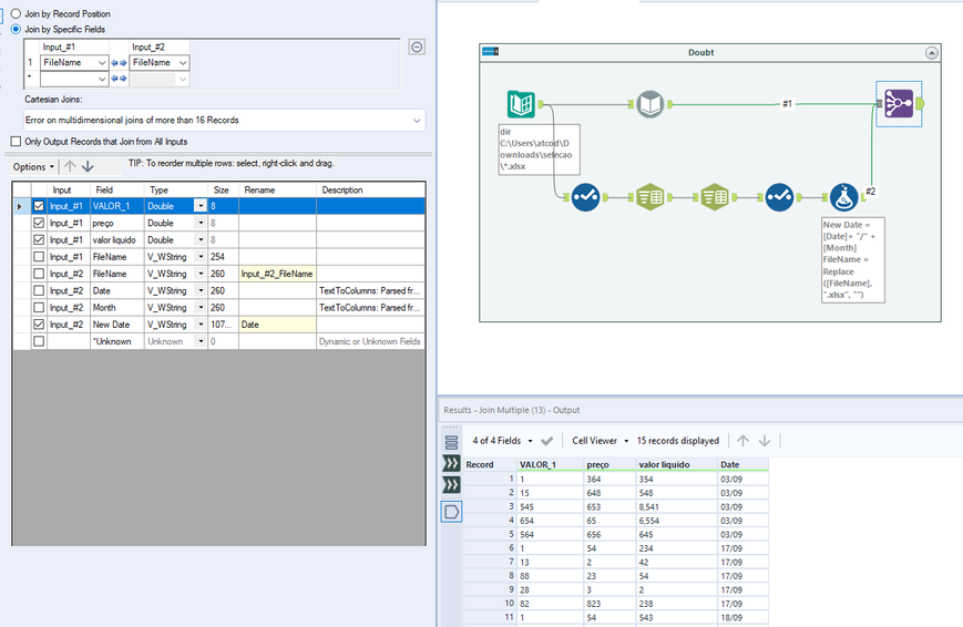 How to add a column with date in dinamic input? - Alteryx