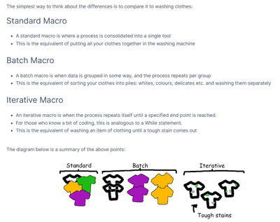 Why use a batch macro - Alteryx
