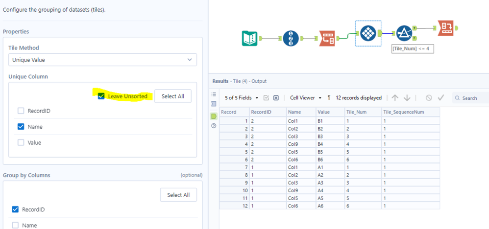 Delete columns - Alteryx