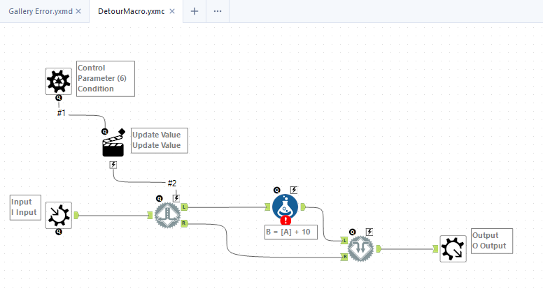 Enable Disable Container based on record - Alteryx