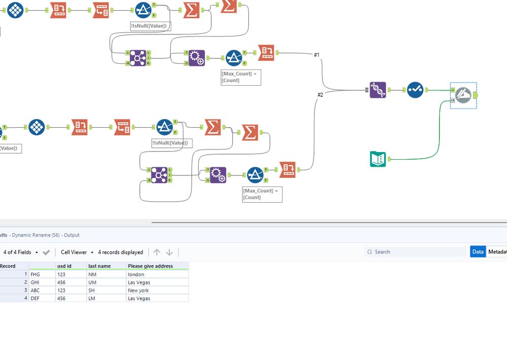 How to join cell rows in one cell - Alteryx