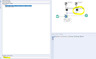 How to use Interface tool between dates? - Alteryx