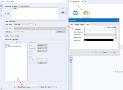 How to add cell padding in Vertical Layout Tool. Cell padding option is ...