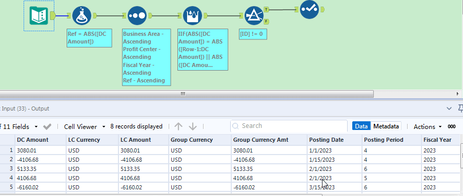conditional statement or offset? Help please - Alteryx
