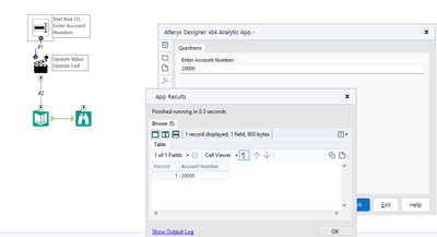 User Input Analytic App - Alteryx