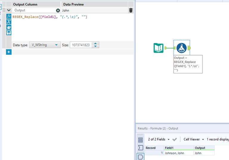 Removing everything before/after a particular character - Alteryx