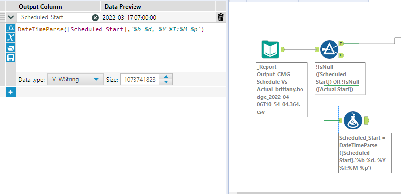 Date Time Conversion - Alteryx