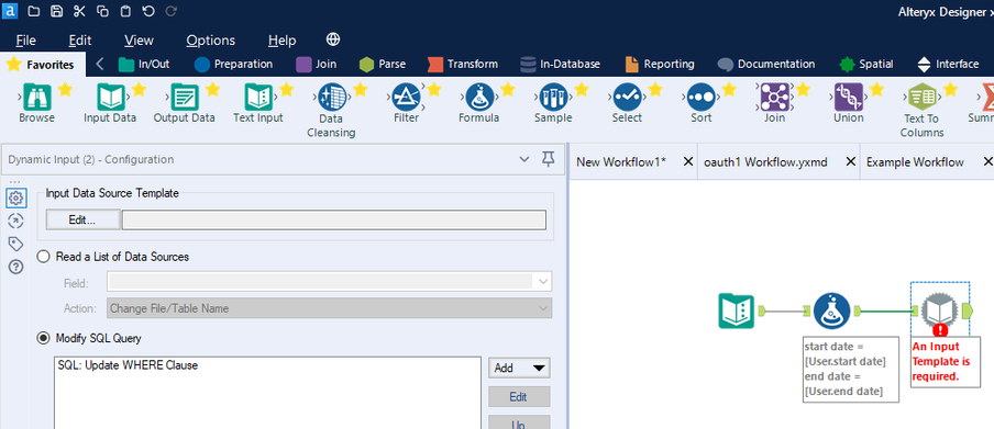 How can I push my Workflow Configuration Start and End Date into ...
