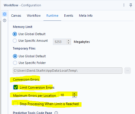 Conversion Errors in the Select tool - Alteryx