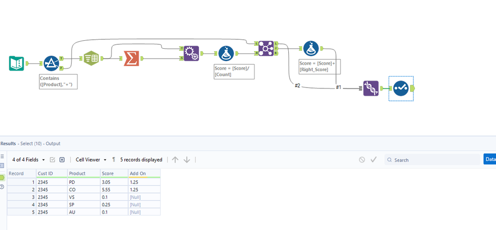 Need help for Row Data split - Alteryx