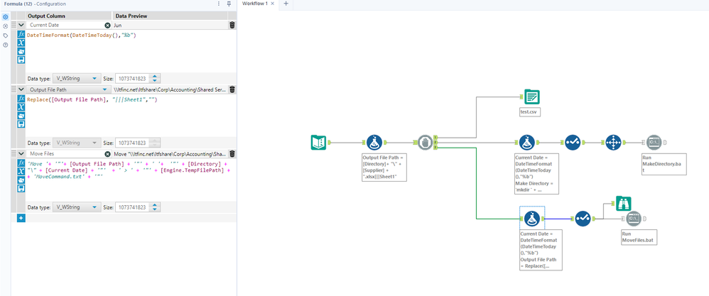 Move files to a different folder after processing - Alteryx