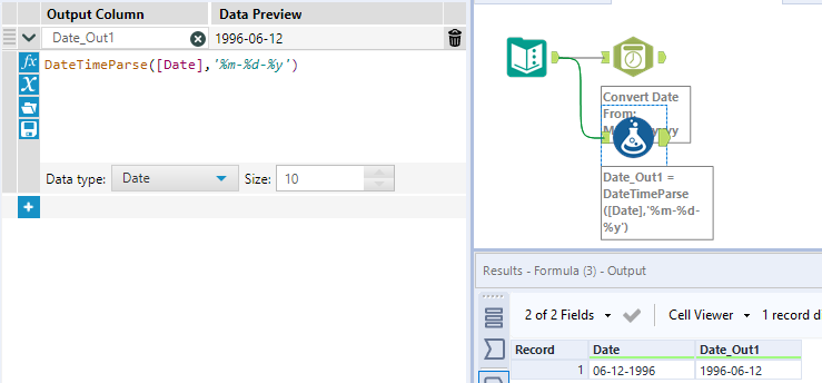Cleanse macro changing date type from string to date - Alteryx