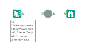 Moving rows into column for multiple files - Alteryx