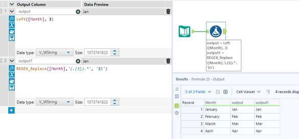 Parsing data using the RegEx tool - Alteryx