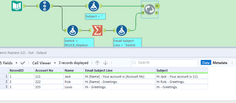 Multiple Find and Replace - Alteryx