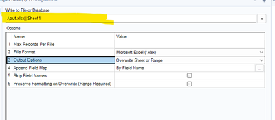 Output Table to Multiple Excel Files (not functioning) - Alteryx