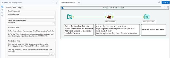 Yahoo Finance Stock Market Data API - Alteryx