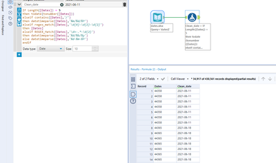 Multiple date formats in one column - Alteryx