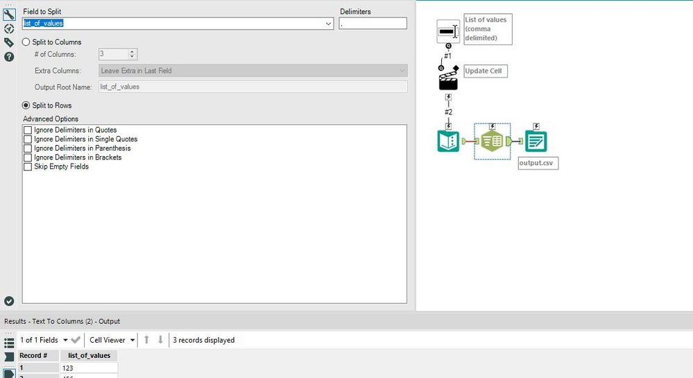 Interface Tool: Update Multiple Rows of Column - Alteryx