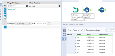 adding column with new data - Alteryx