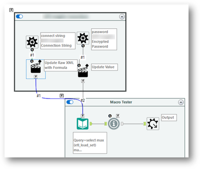 Input Tool - Macro unable to update encrypted password - Alteryx