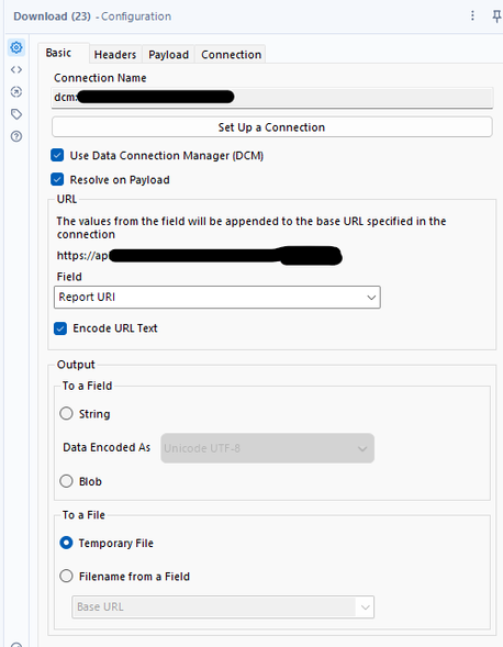 Alteryx DCM usage within the Download Tool (for generic API ...